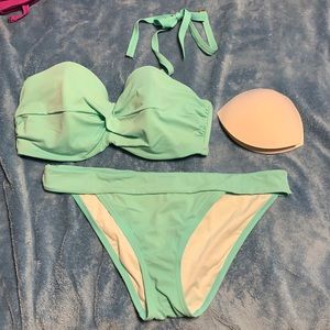 Victoria Secret Bikini Set in Mint Green